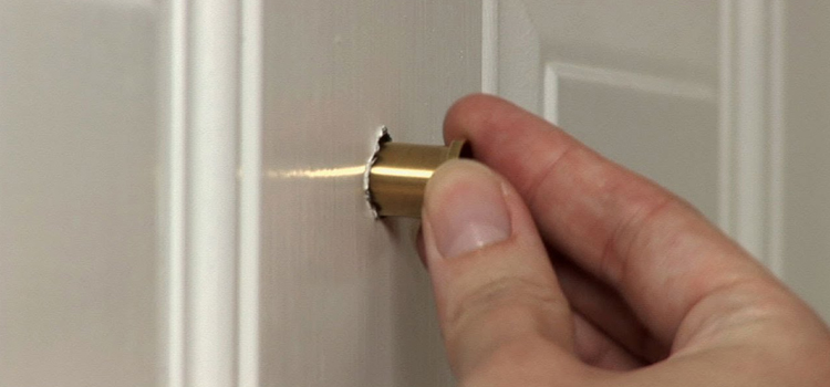 peephole door repair in Winters